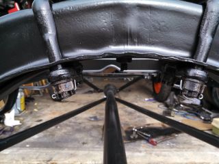 Rear Cotter Pins Installed